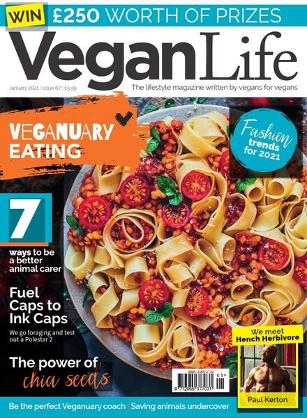 Vegan Life – Issue 67 – January 2021 Cover