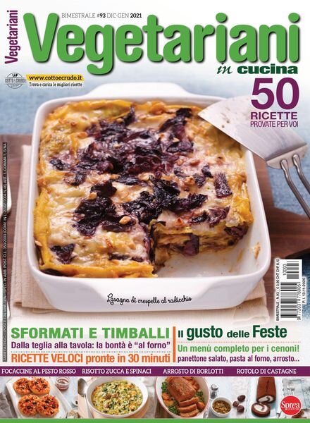 Vegetariani in Cucina – Dicembre 2020 – Gennaio 2021 Cover