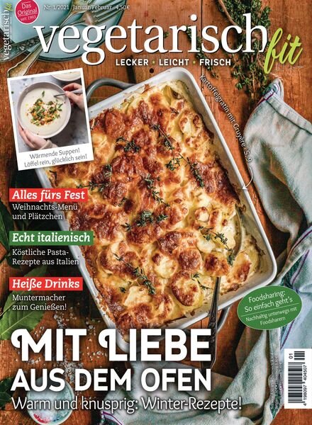 vegetarisch fit – 02 Dezember 2020 Cover