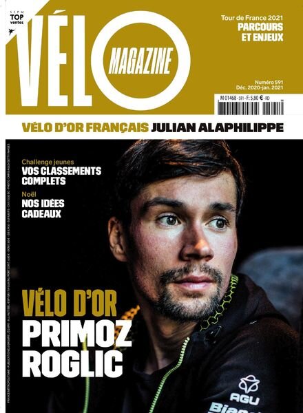 Velo Magazine – Decembre 2020 – Janvier 2021 Cover