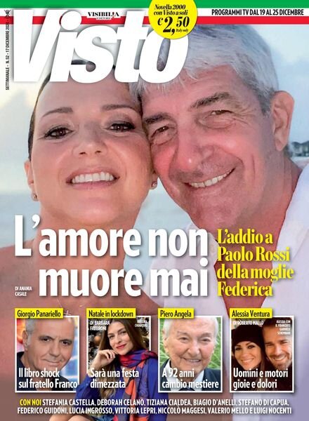 Visto Tv – 17 dicembre 2020 Cover