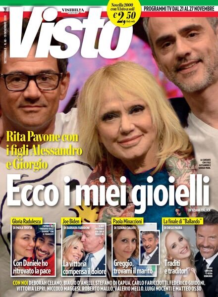 Visto Tv – 19 novembre 2020 Cover