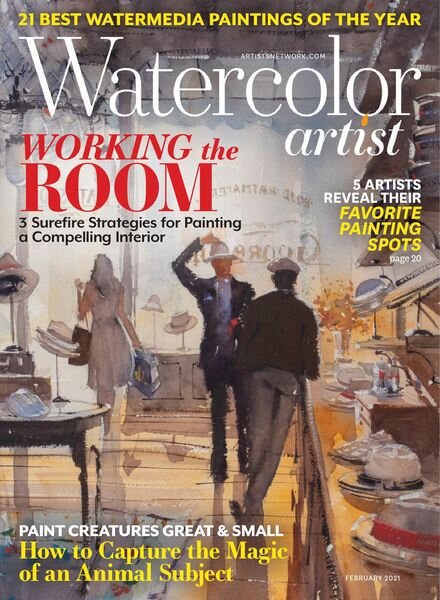 Watercolor Artist – February 2021 Cover