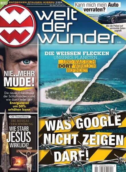 welt der wunder – 04 Dezember 2020 Cover