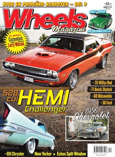 Wheels Magazine – 19 november 2020 Cover