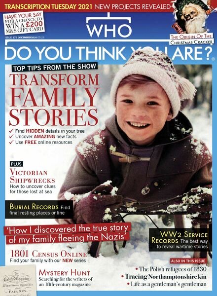 Who Do You Think You Are – December 2020 Cover