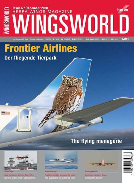 WingsWorld – 30 November 2020 Cover
