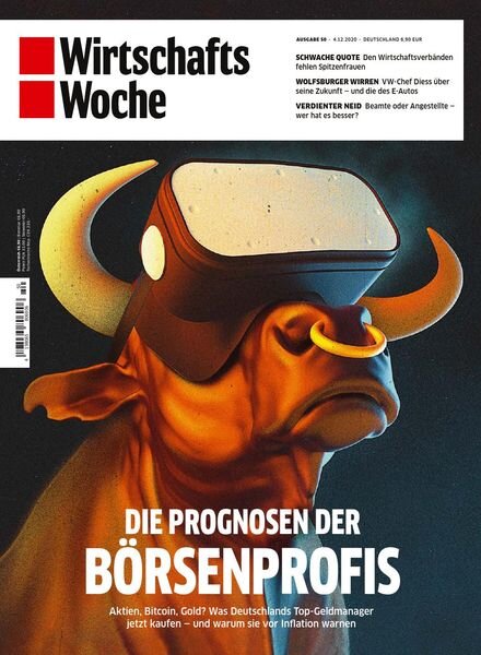 Wirtschaftswoche – 4 Dezember 2020 Cover