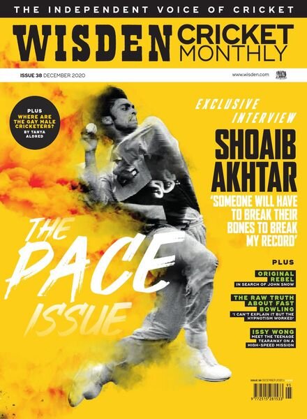 Wisden Cricket Monthly – Issue 38 – December 2020 Cover
