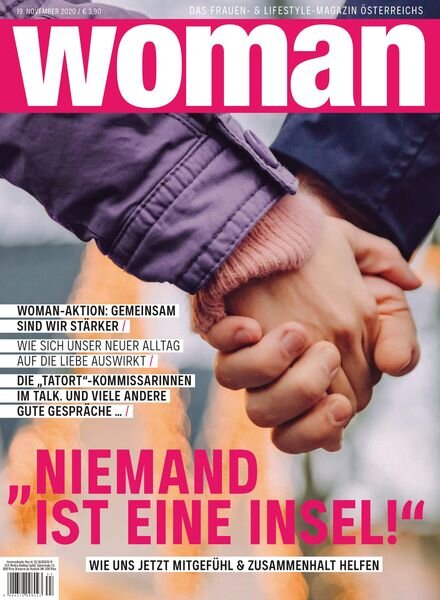 WOMAN – 19 November 2020 Cover