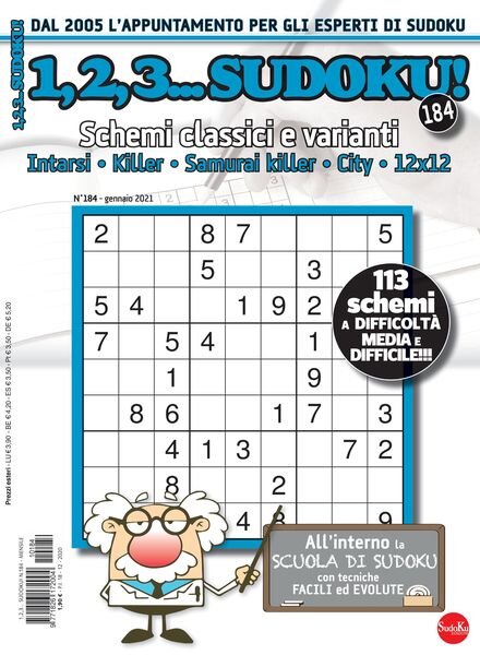 123 Sudoku – gennaio 2021 Cover