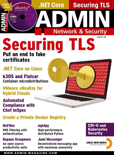 Admin Network & Security – Issue 60 – December 2020 Cover