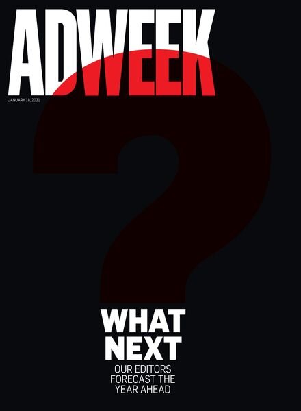 Adweek – 18 January 2021 Cover