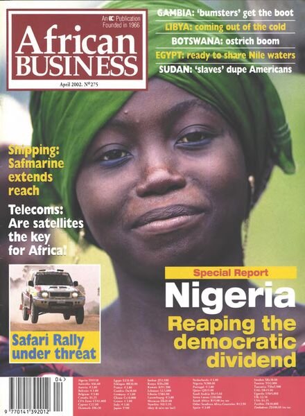 African Business English Edition – April 2002 Cover