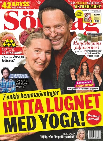 Aftonbladet SOndag – 13 december 2020 Cover