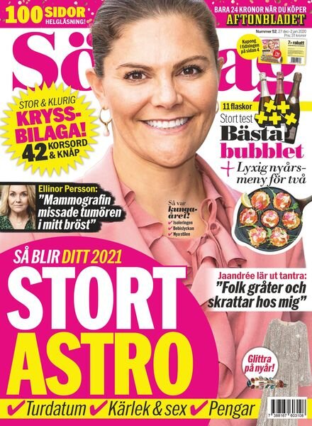Aftonbladet Sondag – 2020-12-27 Cover