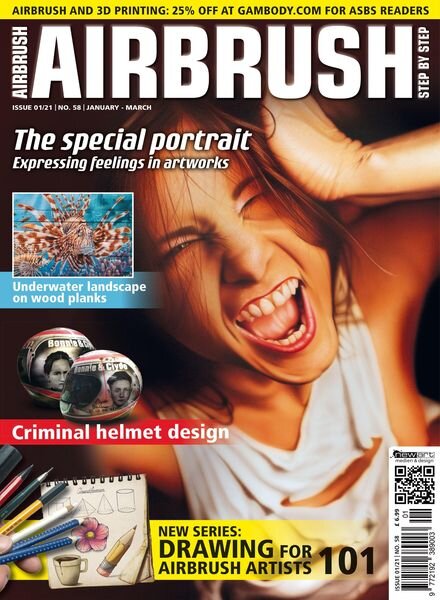 Airbrush Step by Step English Edition – December 2020 Cover