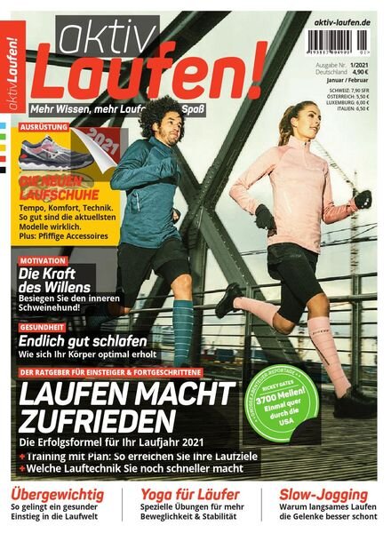 Aktiv Laufen – Januar-Februar 2021 Cover