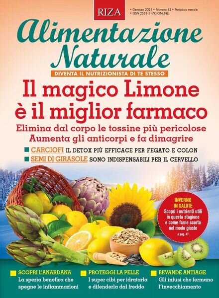 Alimentazione Naturale – Gennaio 2021 Cover