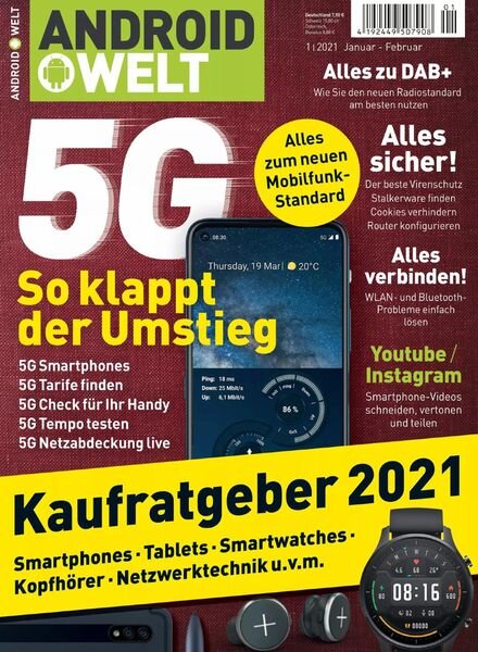 Android Welt – Januar Februar 2021 Cover