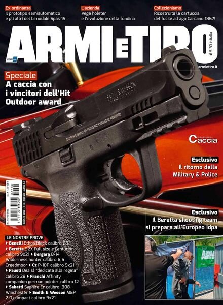 Armi e Tiro – Agosto 2020 Cover