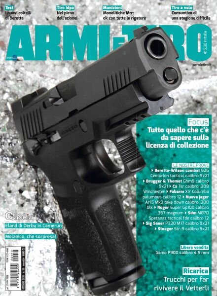 Armi e Tiro – Ottobre 2020 Cover