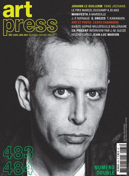 Art Press – Decembre 2020 – Janvier 2021 Cover