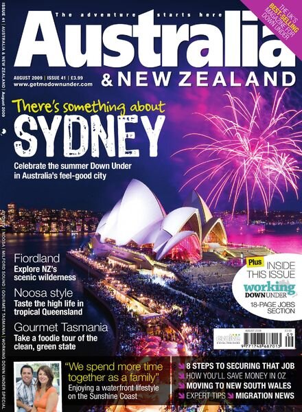 Australia & New Zealand – August 2009 Cover