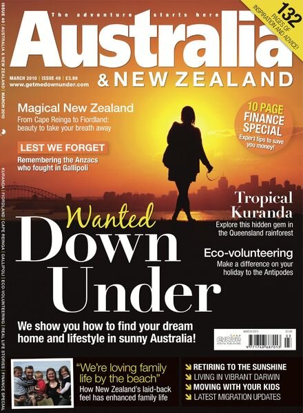 Australia & New Zealand – March 2010 Cover