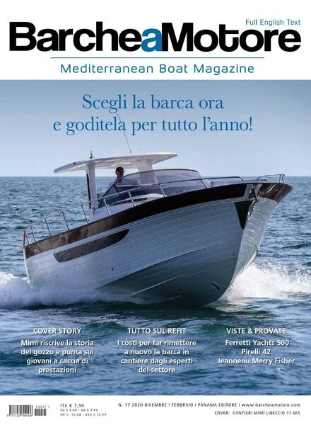 Barche a Motore – Dicembre 2020 Cover