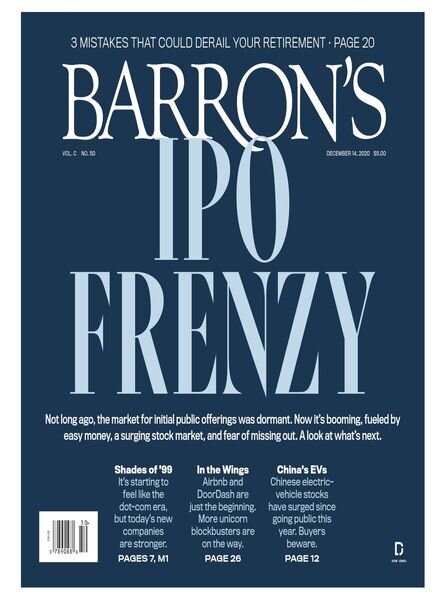 Barron’s – 14 December 2020 Cover