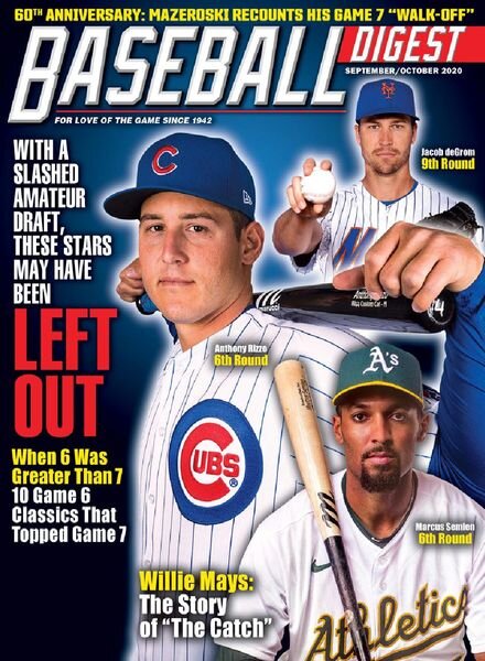 Baseball Digest – September-October 2020 Cover