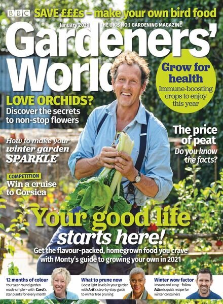 BBC Gardeners’ World – January 2021 Cover