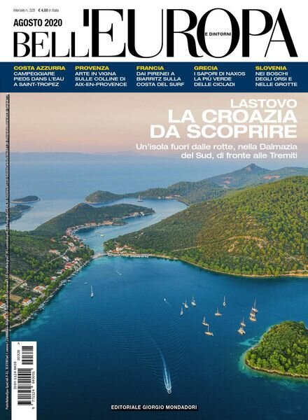 Bell’Europa – Agosto 2020 Cover