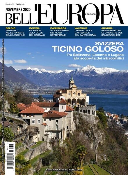 Bell’Europa – Novembre 2020 Cover