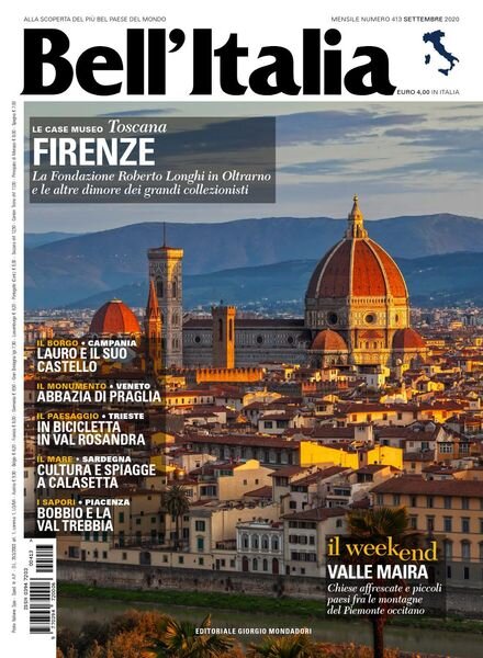 Bell’Italia – Settembre 2020 Cover