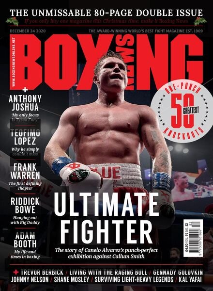 Boxing News – 24 December 2020 Cover