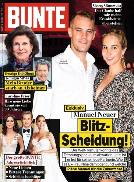 Bunte – 30 Dezember 2020 Cover