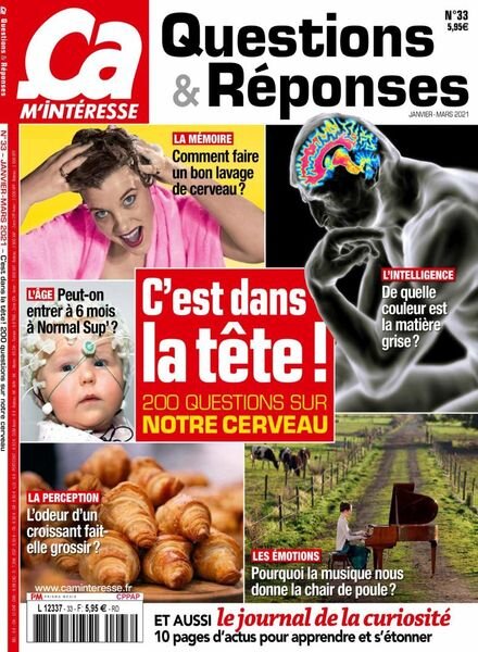 ca M’Interesse Questions & Reponses – Janvier-Mars 2021 Cover