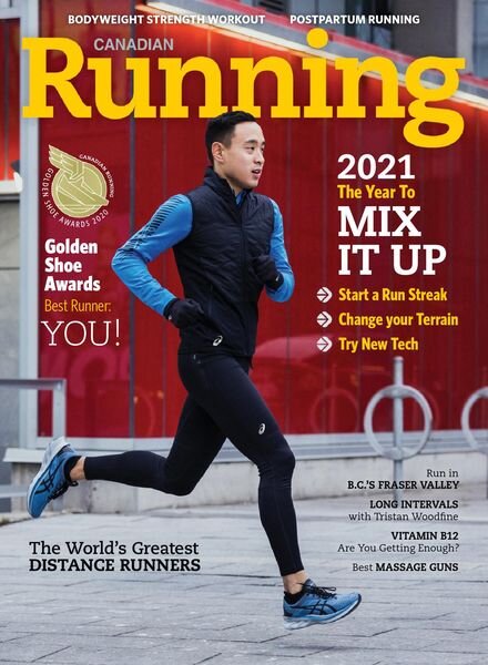 Canadian Running – January-February 2021 Cover