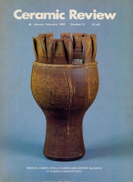 Ceramic Review – January – Febriary 1982 Cover