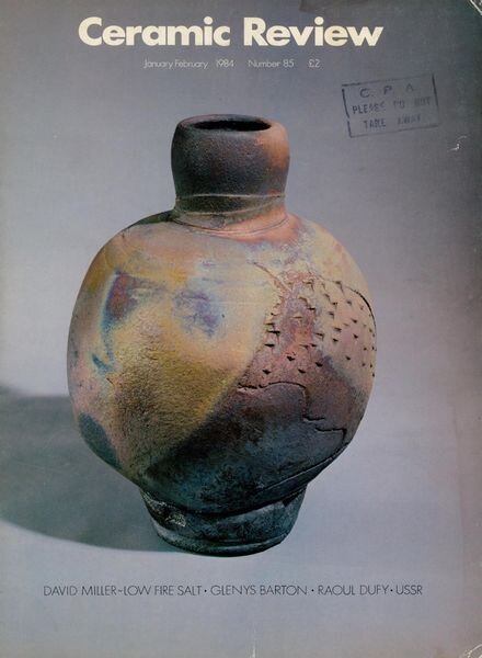 Ceramic Review – January – Febriary 1984 Cover