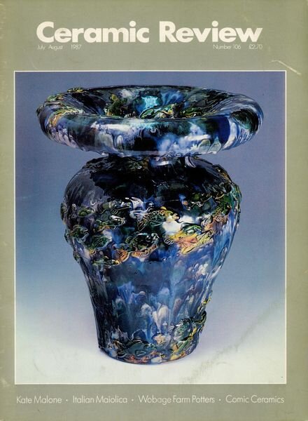 Ceramic Review – Jul – Aug 1987 Cover