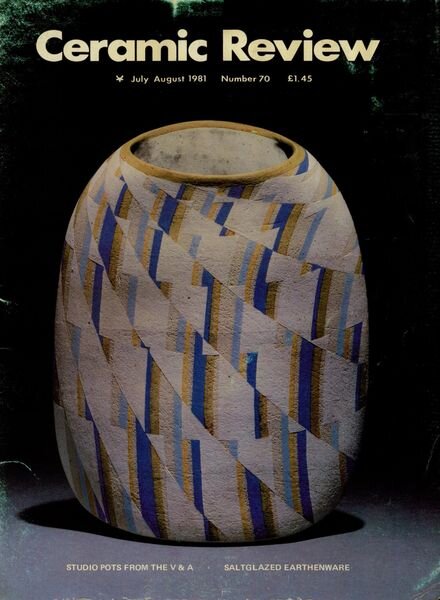 Ceramic Review – July-August 1981 Cover