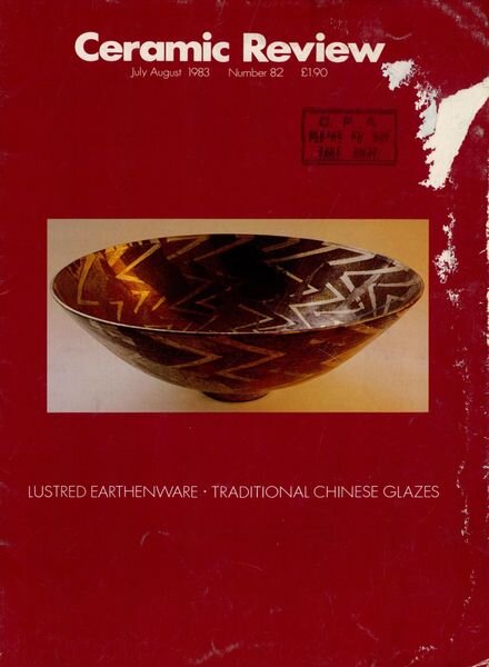 Ceramic Review – July-August 1983 Cover