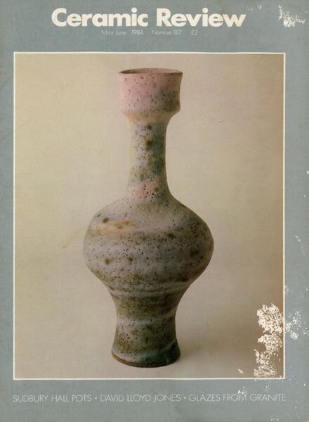 Ceramic Review – May – June 1984 Cover