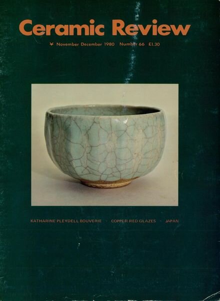 Ceramic Review – November – December 1980 Cover