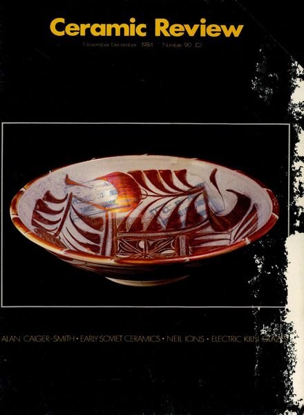 Ceramic Review – November – December 1984 Cover