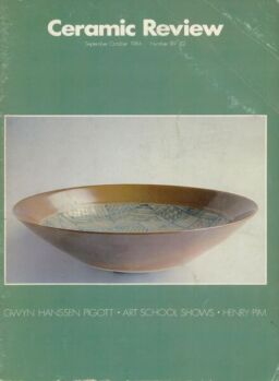 Ceramic Review – Sepember – October 1984