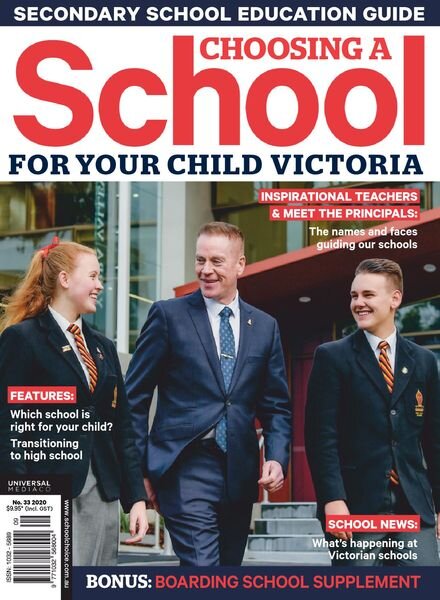Choosing a School for Your Child VIC – December 2020 Cover